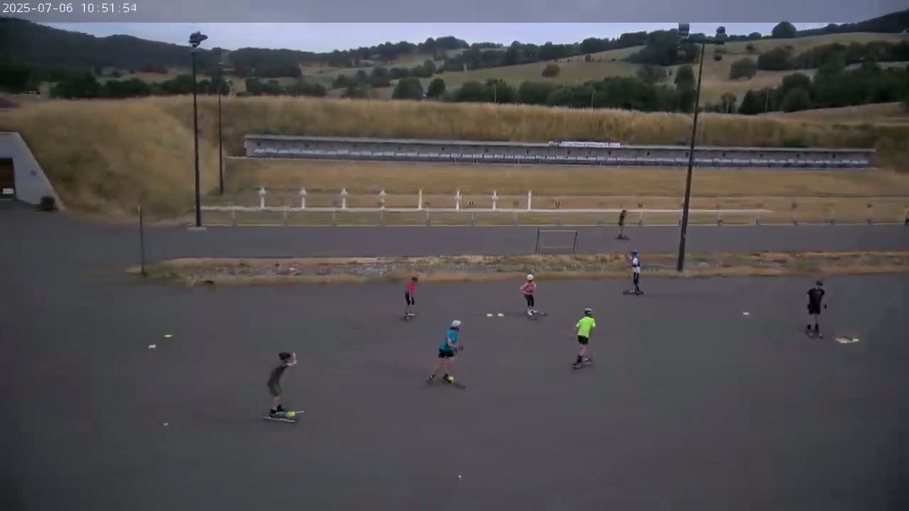 Haut-Valromey, Plateau de Retord, Stade de Biathlon Des Plans d'Hotonnes (Plans d'Hotonnes Biathlon Stadium) Live Cam - Belley, Ain, Auvergne-Rhône-Alpes, France