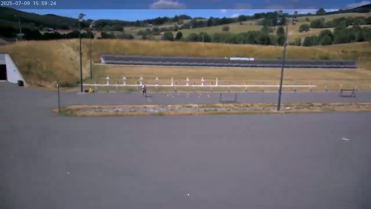 Haut-Valromey, Plateau de Retord, Stade de Biathlon Des Plans d'Hotonnes (Plans d'Hotonnes Biathlon Stadium) Live Cam - Belley, Ain, Auvergne-Rhône-Alpes, France