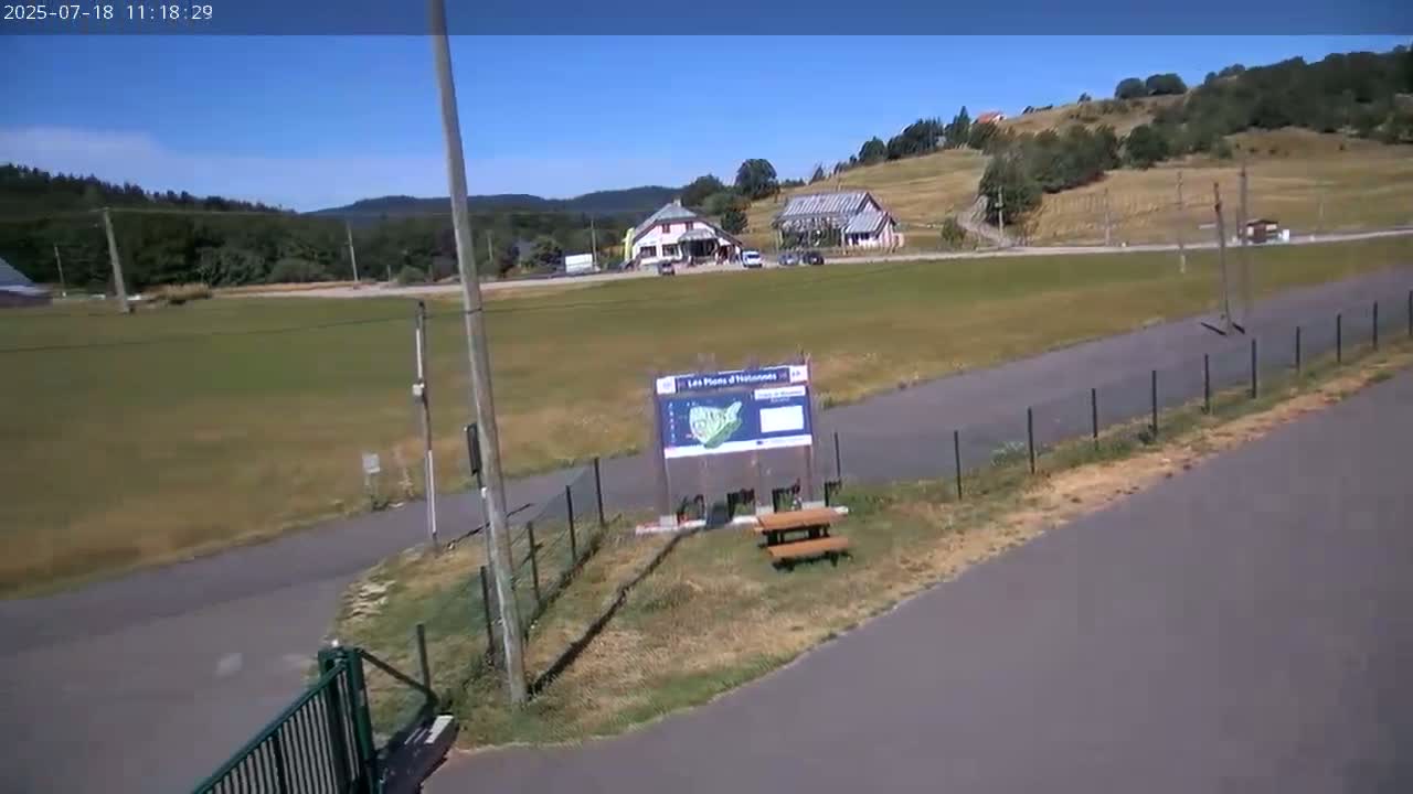Haut-Valromey, Plateau de Retord, Stade de Biathlon Des Plans d'Hotonnes (Plans d'Hotonnes Biathlon Stadium) Live Cam - Belley, Ain, Auvergne-Rhône-Alpes, France