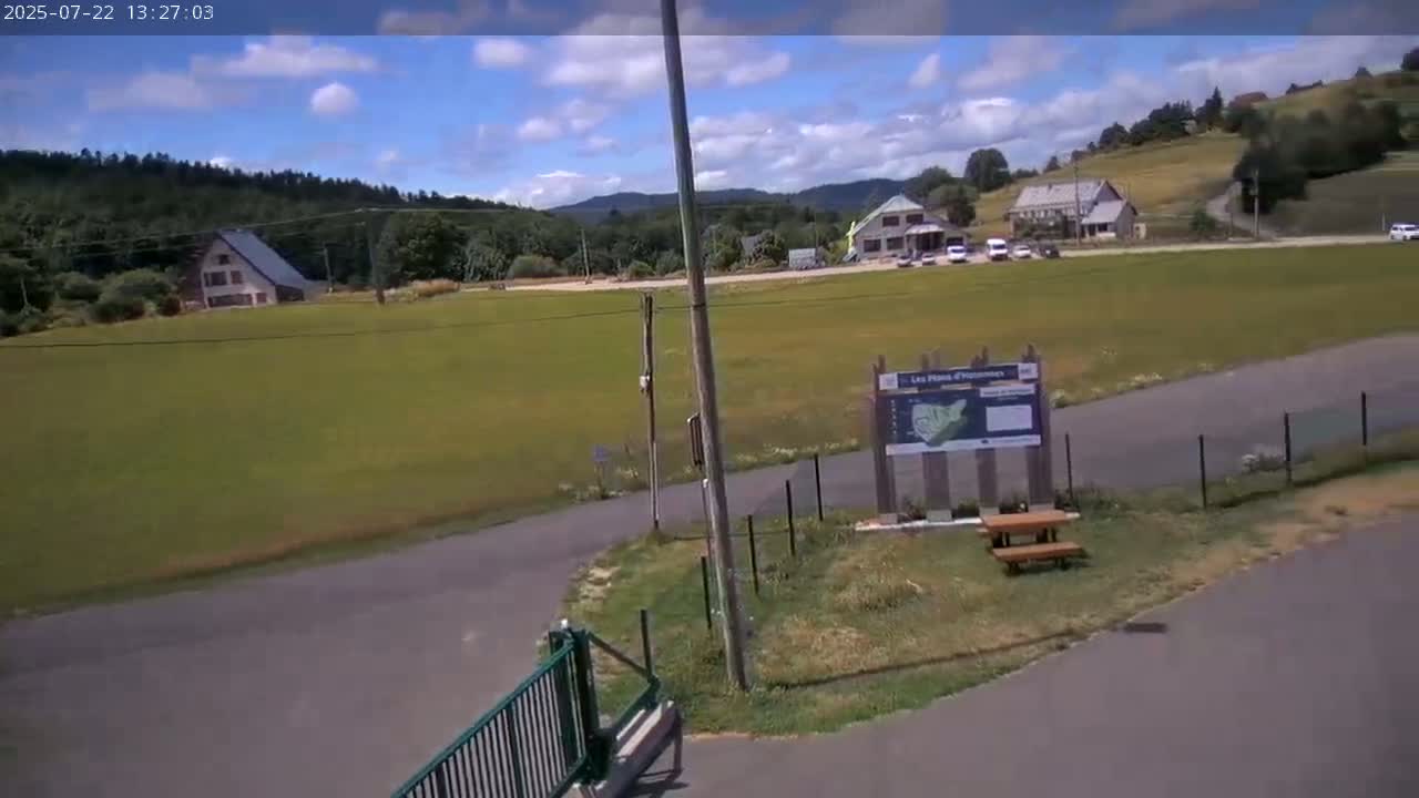 Haut-Valromey, Plateau de Retord, Stade de Biathlon Des Plans d'Hotonnes (Plans d'Hotonnes Biathlon Stadium) Live Cam - Belley, Ain, Auvergne-Rhône-Alpes, France