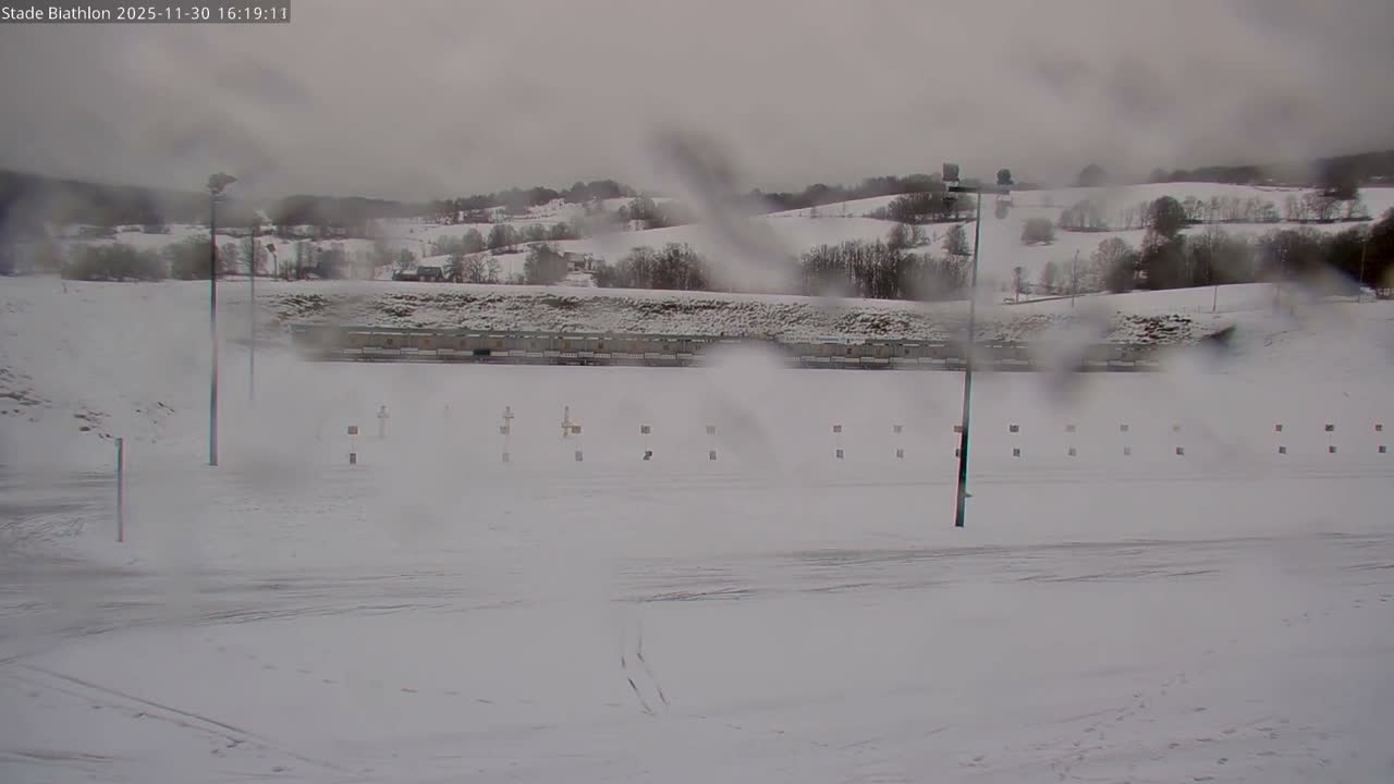Haut-Valromey, Plateau de Retord, Stade de Biathlon Des Plans d'Hotonnes (Plans d'Hotonnes Biathlon Stadium) Live Cam - Belley, Ain, Auvergne-Rhône-Alpes, France