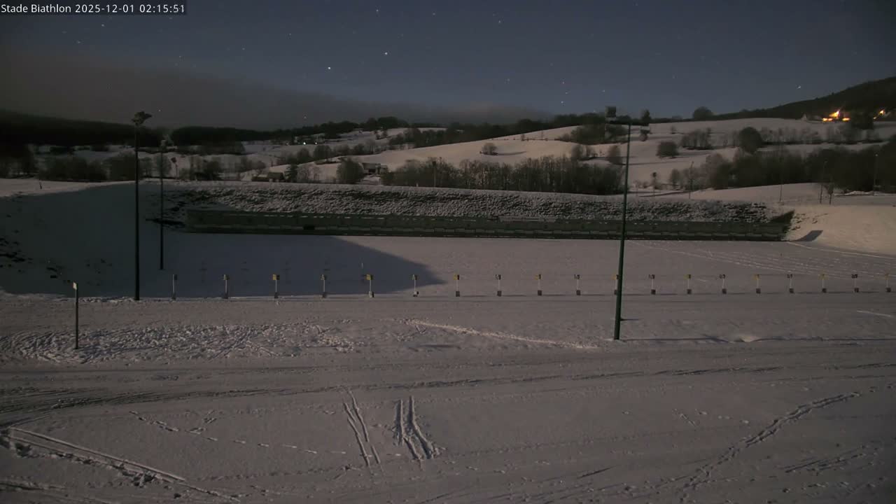 Haut-Valromey, Plateau de Retord, Stade de Biathlon Des Plans d'Hotonnes (Plans d'Hotonnes Biathlon Stadium) Live Cam - Belley, Ain, Auvergne-Rhône-Alpes, France