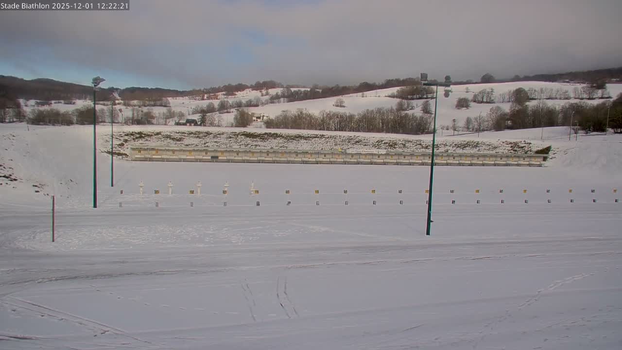 Haut-Valromey, Plateau de Retord, Stade de Biathlon Des Plans d'Hotonnes (Plans d'Hotonnes Biathlon Stadium) Live Cam - Belley, Ain, Auvergne-Rhône-Alpes, France