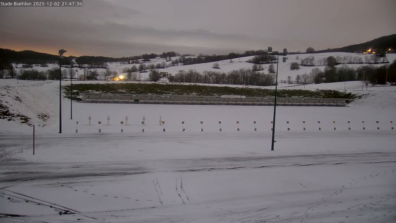 Haut-Valromey, Plateau de Retord, Stade de Biathlon Des Plans d'Hotonnes (Plans d'Hotonnes Biathlon Stadium) Live Cam - Belley, Ain, Auvergne-Rhône-Alpes, France