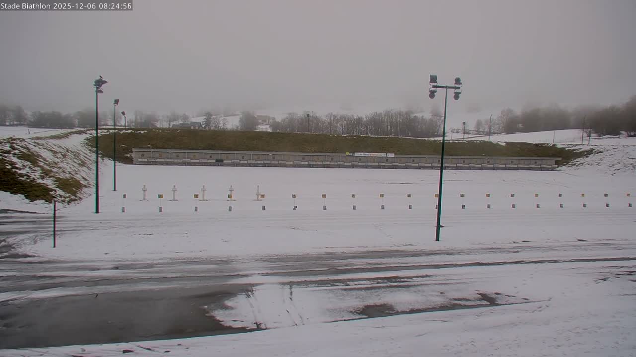 Haut-Valromey, Plateau de Retord, Stade de Biathlon Des Plans d'Hotonnes (Plans d'Hotonnes Biathlon Stadium) Live Cam - Belley, Ain, Auvergne-Rhône-Alpes, France