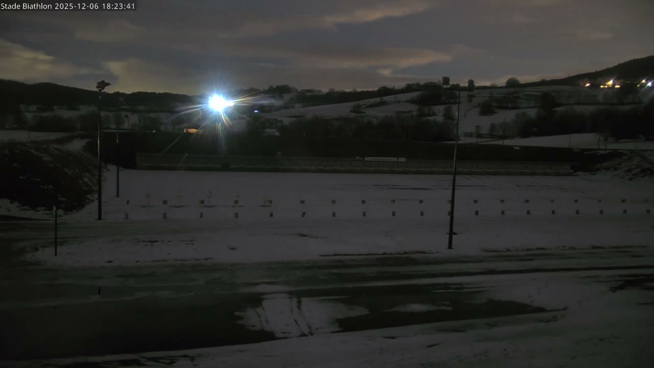 Haut-Valromey, Plateau de Retord, Stade de Biathlon Des Plans d'Hotonnes (Plans d'Hotonnes Biathlon Stadium) Live Cam - Belley, Ain, Auvergne-Rhône-Alpes, France