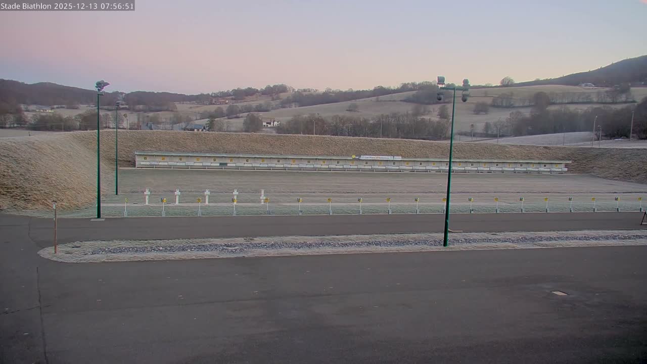 Haut-Valromey, Plateau de Retord, Stade de Biathlon Des Plans d'Hotonnes (Plans d'Hotonnes Biathlon Stadium) Live Cam - Belley, Ain, Auvergne-Rhône-Alpes, France