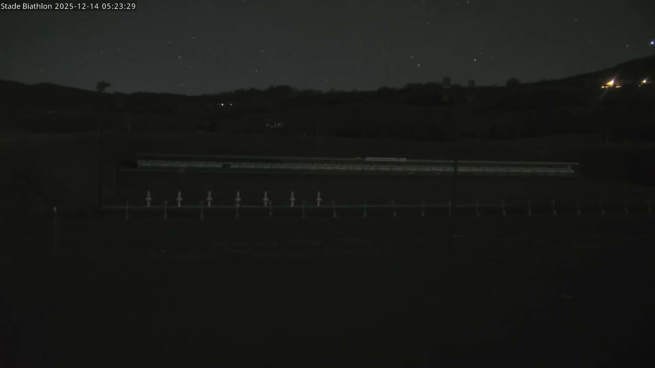 Haut-Valromey, Plateau de Retord, Stade de Biathlon Des Plans d'Hotonnes (Plans d'Hotonnes Biathlon Stadium) Live Cam - Belley, Ain, Auvergne-Rhône-Alpes, France