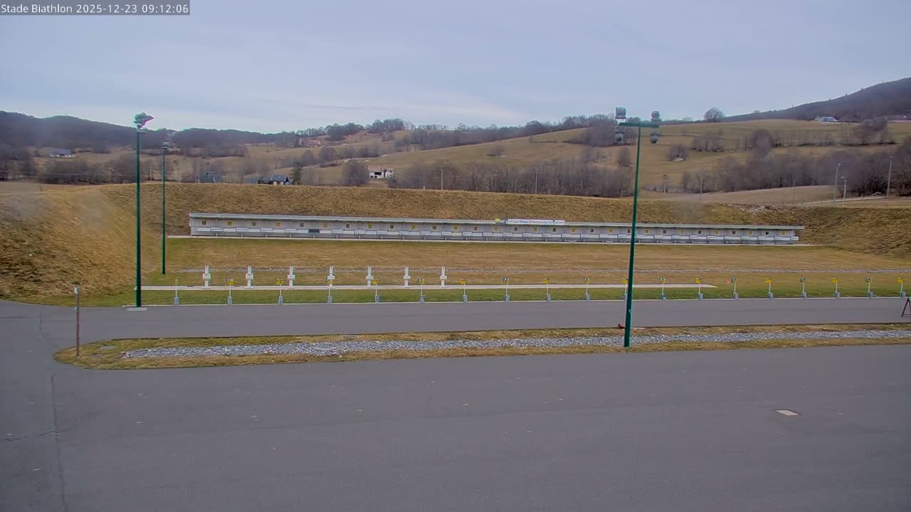 Haut-Valromey, Plateau de Retord, Stade de Biathlon Des Plans d'Hotonnes (Plans d'Hotonnes Biathlon Stadium) Live Cam - Belley, Ain, Auvergne-Rhône-Alpes, France
