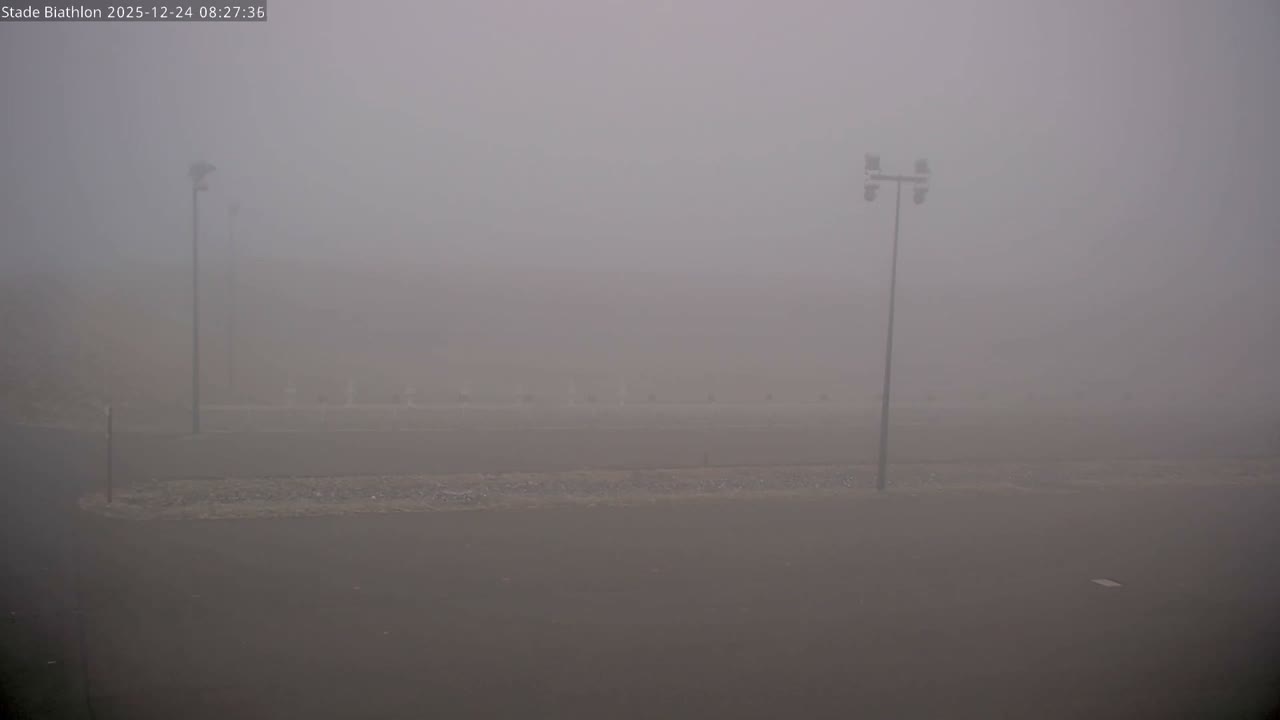 Haut-Valromey, Plateau de Retord, Stade de Biathlon Des Plans d'Hotonnes (Plans d'Hotonnes Biathlon Stadium) Live Cam - Belley, Ain, Auvergne-Rhône-Alpes, France