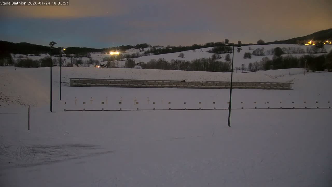 Haut-Valromey, Plateau de Retord, Stade de Biathlon Des Plans d'Hotonnes (Plans d'Hotonnes Biathlon Stadium) Live Cam - Belley, Ain, Auvergne-Rhône-Alpes, France