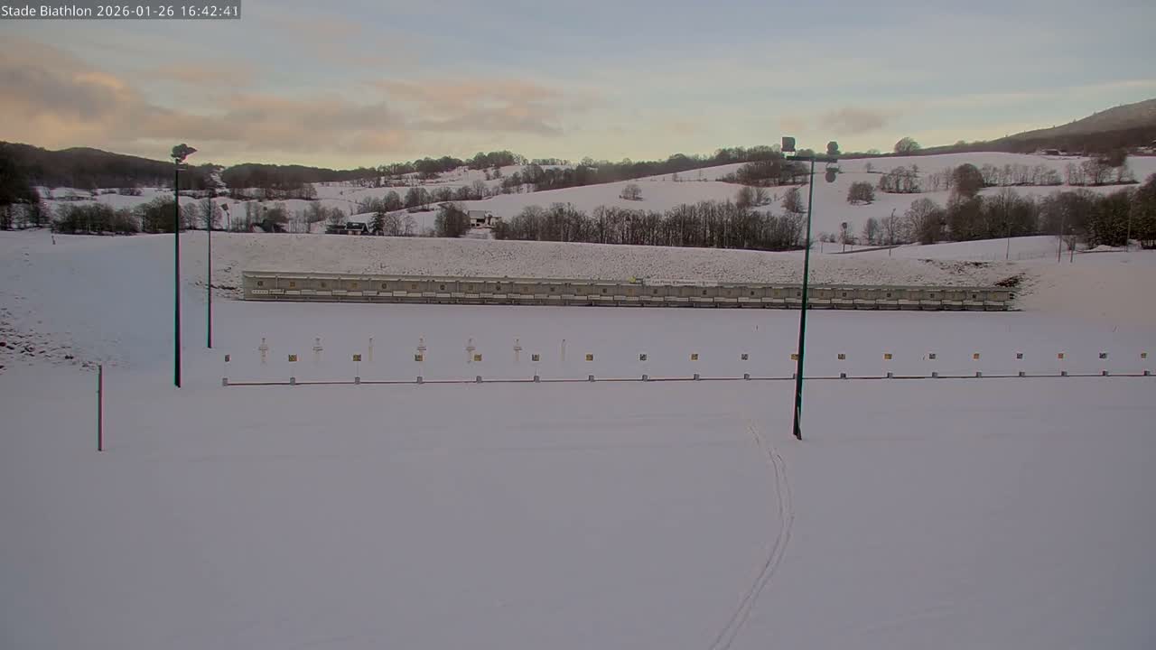 Haut-Valromey, Plateau de Retord, Stade de Biathlon Des Plans d'Hotonnes (Plans d'Hotonnes Biathlon Stadium) Live Cam - Belley, Ain, Auvergne-Rhône-Alpes, France