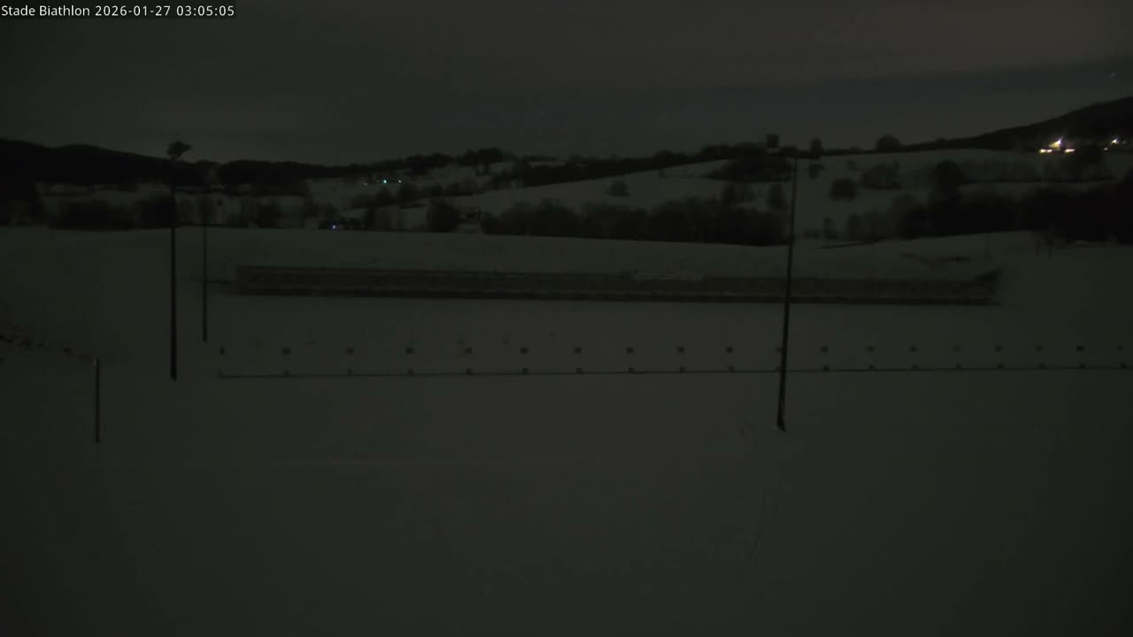 Haut-Valromey, Plateau de Retord, Stade de Biathlon Des Plans d'Hotonnes (Plans d'Hotonnes Biathlon Stadium) Live Cam - Belley, Ain, Auvergne-Rhône-Alpes, France