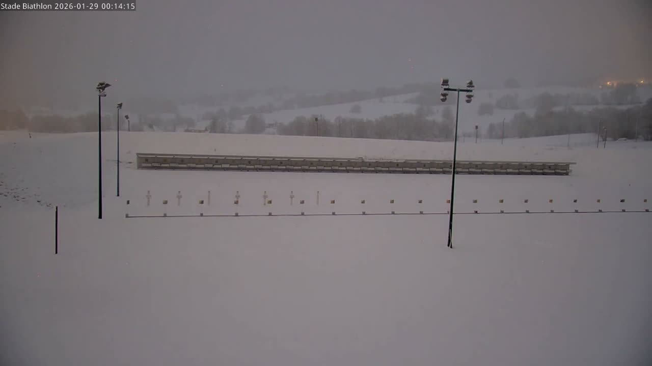 Haut-Valromey, Plateau de Retord, Stade de Biathlon Des Plans d'Hotonnes (Plans d'Hotonnes Biathlon Stadium) Live Cam - Belley, Ain, Auvergne-Rhône-Alpes, France