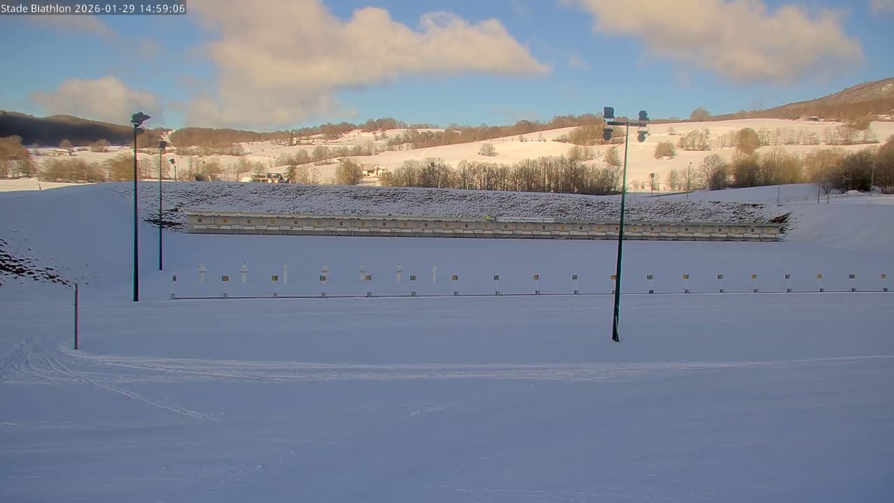 Haut-Valromey, Plateau de Retord, Stade de Biathlon Des Plans d'Hotonnes (Plans d'Hotonnes Biathlon Stadium) Live Cam - Belley, Ain, Auvergne-Rhône-Alpes, France