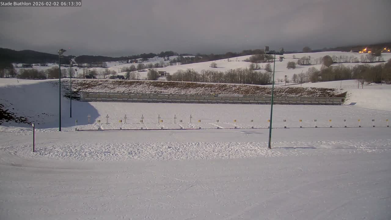 Haut-Valromey, Plateau de Retord, Stade de Biathlon Des Plans d'Hotonnes (Plans d'Hotonnes Biathlon Stadium) Live Cam - Belley, Ain, Auvergne-Rhône-Alpes, France