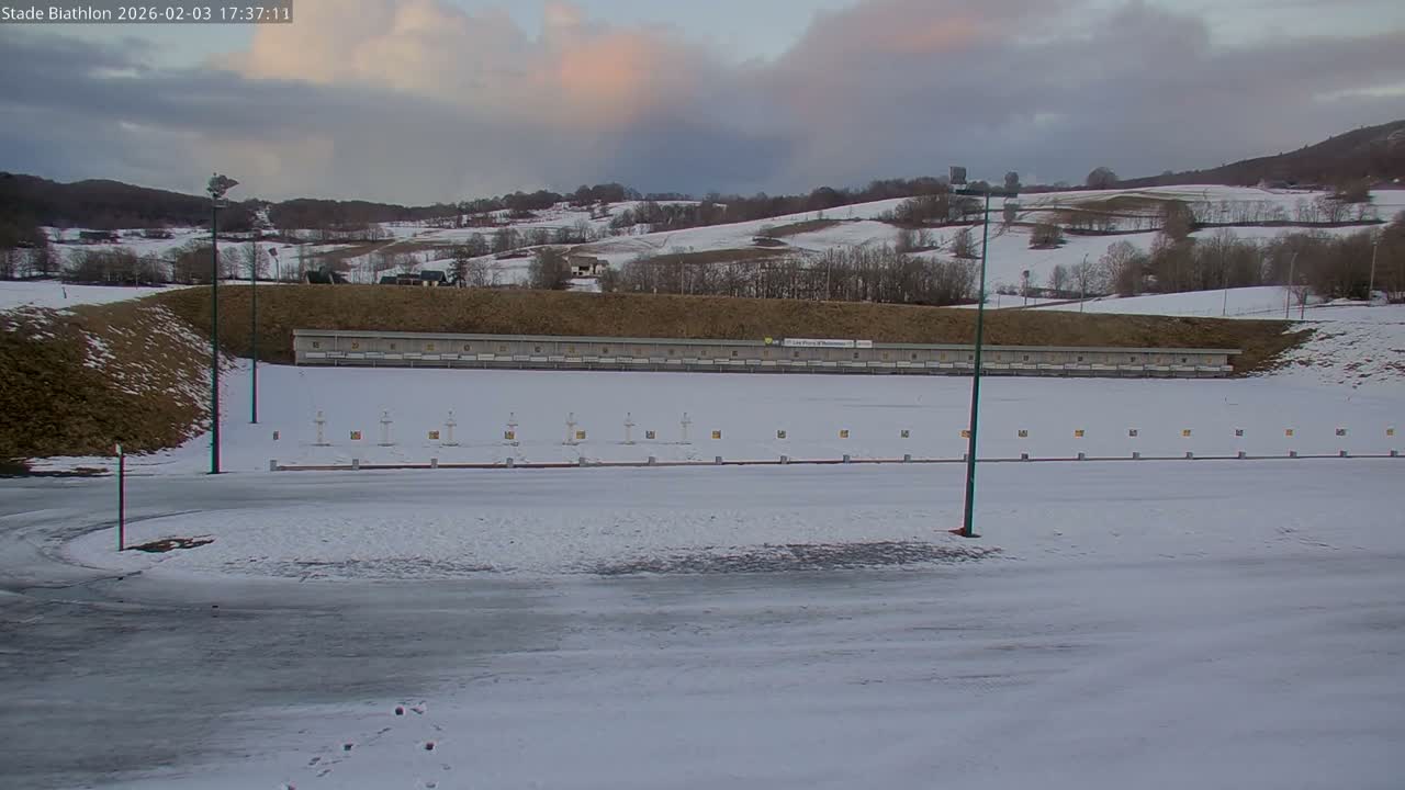 Haut-Valromey, Plateau de Retord, Stade de Biathlon Des Plans d'Hotonnes (Plans d'Hotonnes Biathlon Stadium) Live Cam - Belley, Ain, Auvergne-Rhône-Alpes, France
