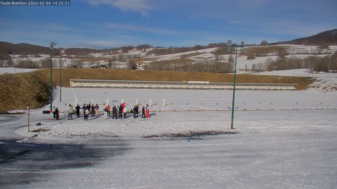 Haut-Valromey, Plateau de Retord, Stade de Biathlon Des Plans d'Hotonnes (Plans d'Hotonnes Biathlon Stadium) Live Cam - Belley, Ain, Auvergne-Rhône-Alpes, France