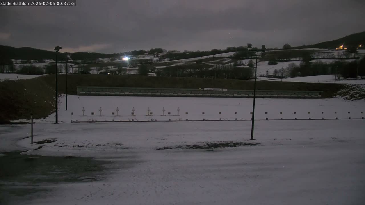 Haut-Valromey, Plateau de Retord, Stade de Biathlon Des Plans d'Hotonnes (Plans d'Hotonnes Biathlon Stadium) Live Cam - Belley, Ain, Auvergne-Rhône-Alpes, France