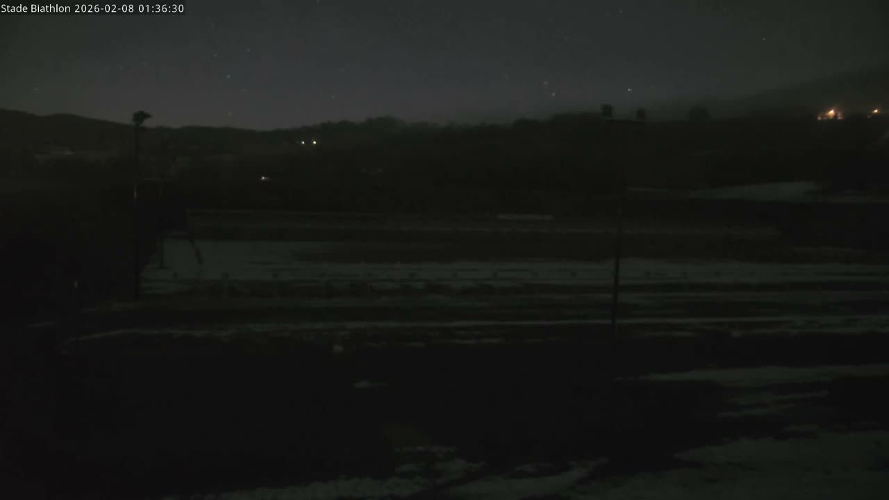 Haut-Valromey, Plateau de Retord, Stade de Biathlon Des Plans d'Hotonnes (Plans d'Hotonnes Biathlon Stadium) Live Cam - Belley, Ain, Auvergne-Rhône-Alpes, France