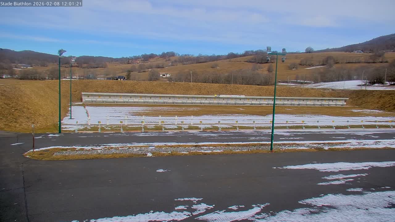 Haut-Valromey, Plateau de Retord, Stade de Biathlon Des Plans d'Hotonnes (Plans d'Hotonnes Biathlon Stadium) Live Cam - Belley, Ain, Auvergne-Rhône-Alpes, France