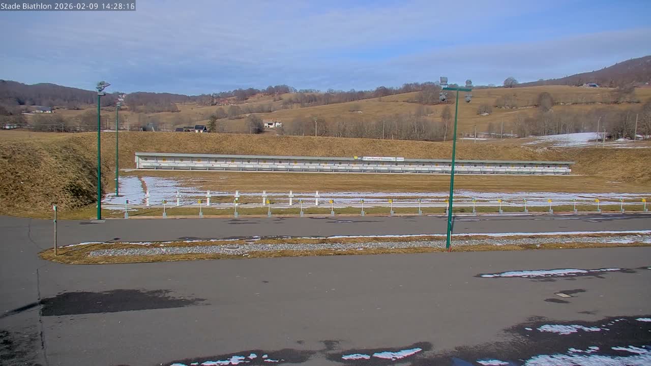 Haut-Valromey, Plateau de Retord, Stade de Biathlon Des Plans d'Hotonnes (Plans d'Hotonnes Biathlon Stadium) Live Cam - Belley, Ain, Auvergne-Rhône-Alpes, France
