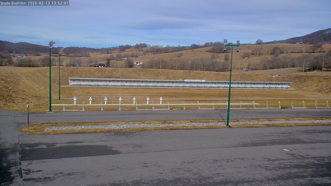 Haut-Valromey, Plateau de Retord, Stade de Biathlon Des Plans d'Hotonnes (Plans d'Hotonnes Biathlon Stadium) Live Cam - Belley, Ain, Auvergne-Rhône-Alpes, France