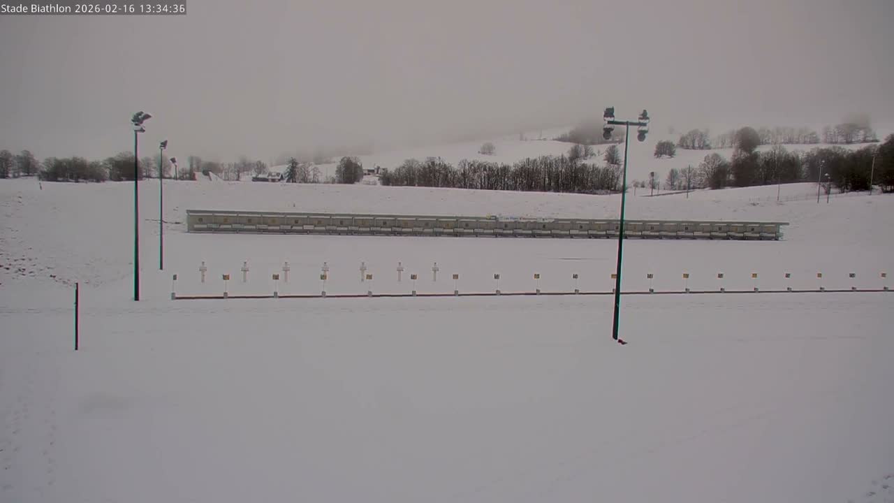 Haut-Valromey, Plateau de Retord, Stade de Biathlon Des Plans d'Hotonnes (Plans d'Hotonnes Biathlon Stadium) Live Cam - Belley, Ain, Auvergne-Rhône-Alpes, France