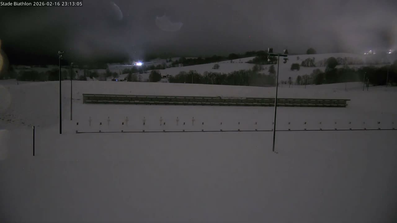 Haut-Valromey, Plateau de Retord, Stade de Biathlon Des Plans d'Hotonnes (Plans d'Hotonnes Biathlon Stadium) Live Cam - Belley, Ain, Auvergne-Rhône-Alpes, France
