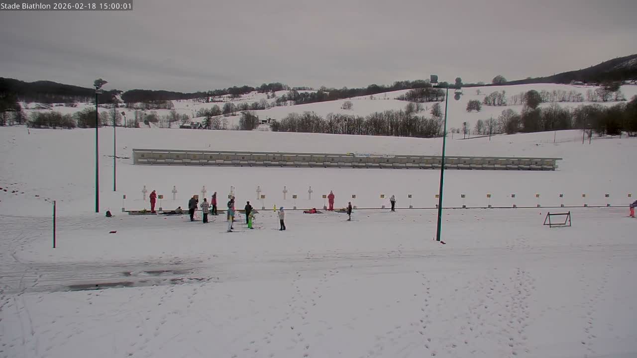 Haut-Valromey, Plateau de Retord, Stade de Biathlon Des Plans d'Hotonnes (Plans d'Hotonnes Biathlon Stadium) Live Cam - Belley, Ain, Auvergne-Rhône-Alpes, France