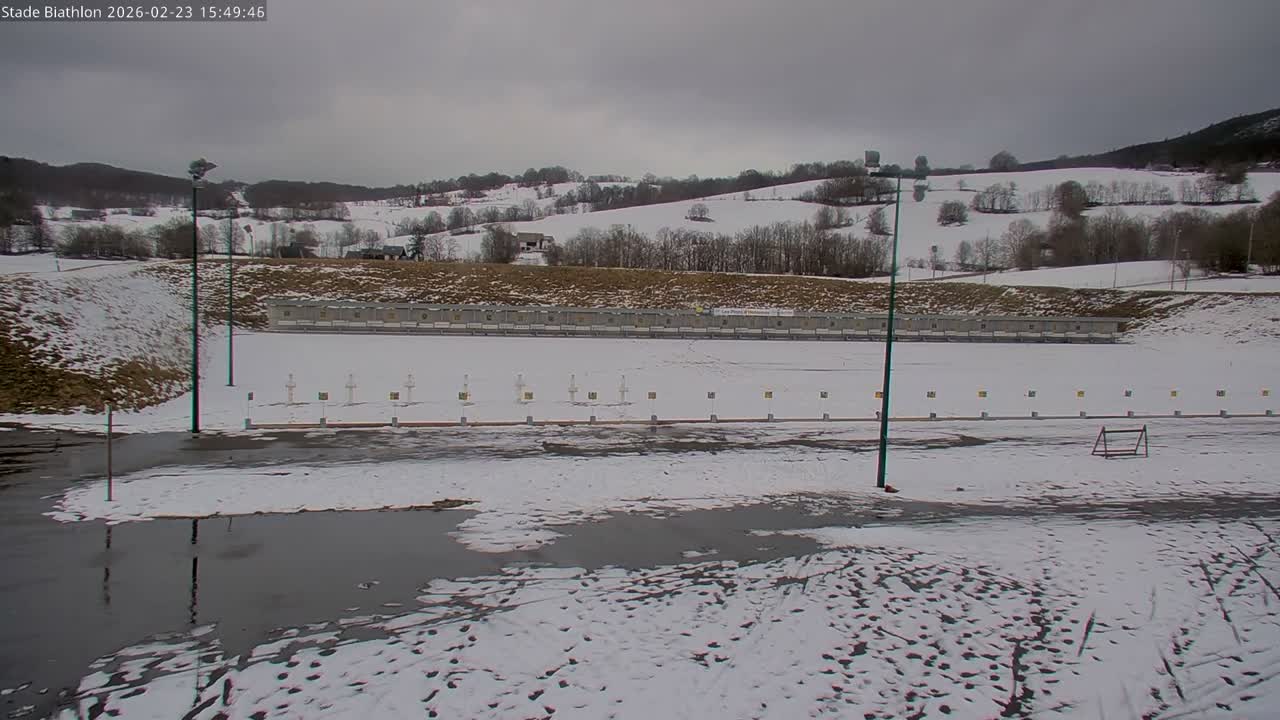 Haut-Valromey, Plateau de Retord, Stade de Biathlon Des Plans d'Hotonnes (Plans d'Hotonnes Biathlon Stadium) Live Cam - Belley, Ain, Auvergne-Rhône-Alpes, France