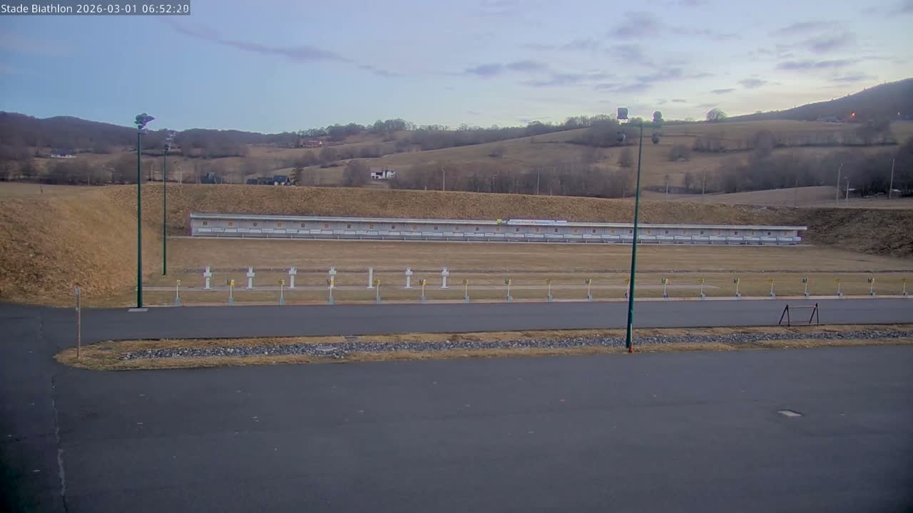 Haut-Valromey, Plateau de Retord, Stade de Biathlon Des Plans d'Hotonnes (Plans d'Hotonnes Biathlon Stadium) Live Cam - Belley, Ain, Auvergne-Rhône-Alpes, France