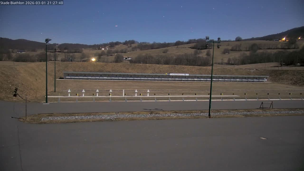 Haut-Valromey, Plateau de Retord, Stade de Biathlon Des Plans d'Hotonnes (Plans d'Hotonnes Biathlon Stadium) Live Cam - Belley, Ain, Auvergne-Rhône-Alpes, France