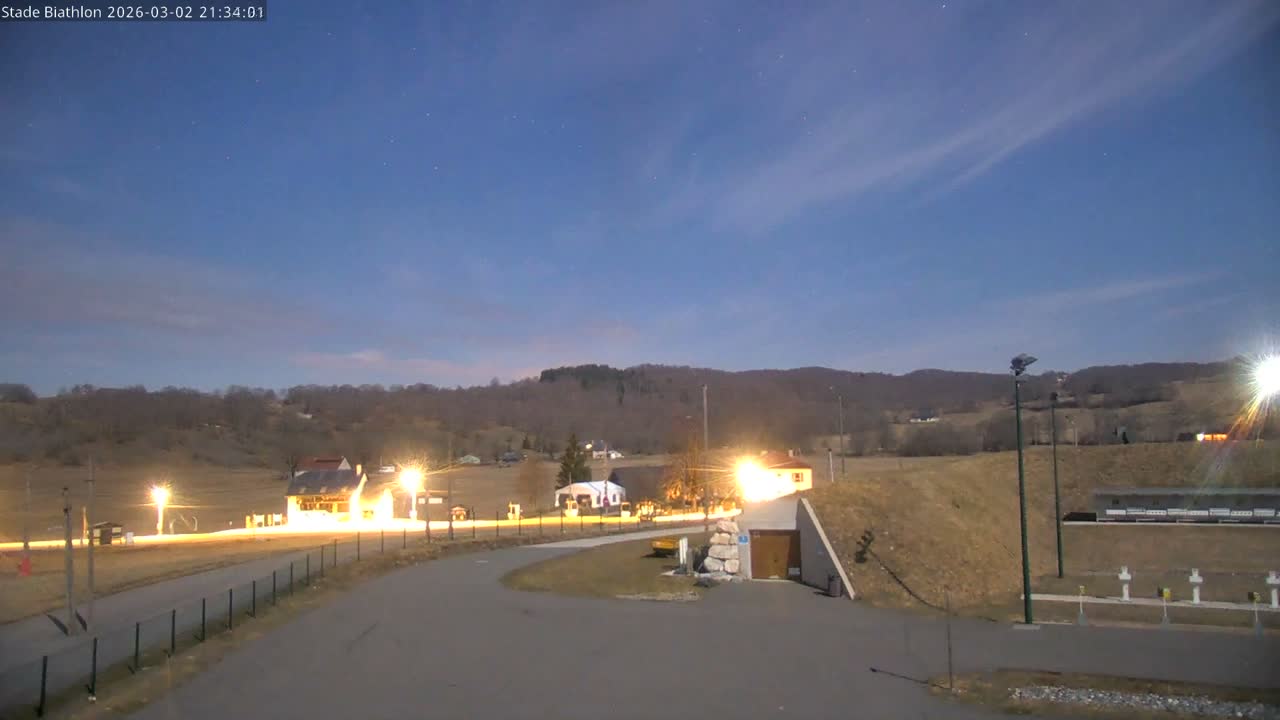 Haut-Valromey, Plateau de Retord, Stade de Biathlon Des Plans d'Hotonnes (Plans d'Hotonnes Biathlon Stadium) Live Cam - Belley, Ain, Auvergne-Rhône-Alpes, France