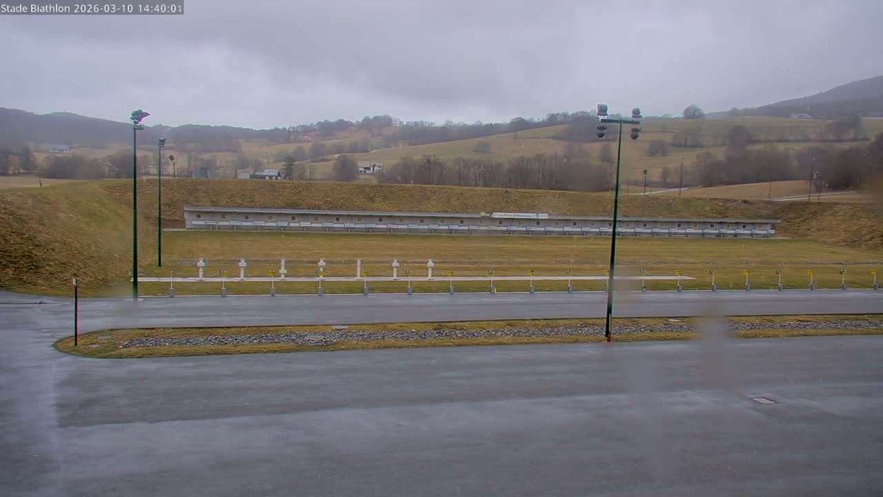 Haut-Valromey, Plateau de Retord, Stade de Biathlon Des Plans d'Hotonnes (Plans d'Hotonnes Biathlon Stadium) Live Cam - Belley, Ain, Auvergne-Rhône-Alpes, France