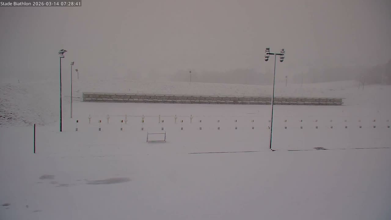 Haut-Valromey, Plateau de Retord, Stade de Biathlon Des Plans d'Hotonnes (Plans d'Hotonnes Biathlon Stadium) Live Cam - Belley, Ain, Auvergne-Rhône-Alpes, France