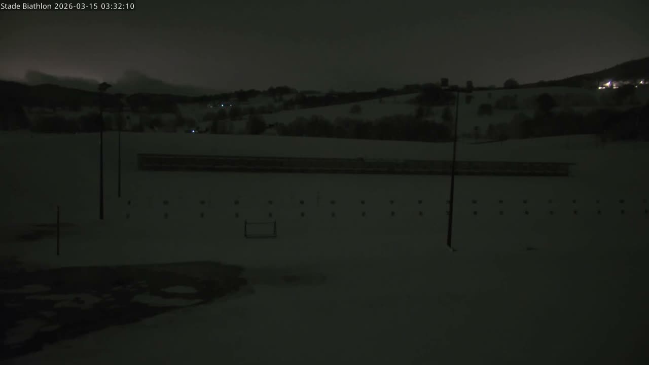 Haut-Valromey, Plateau de Retord, Stade de Biathlon Des Plans d'Hotonnes (Plans d'Hotonnes Biathlon Stadium) Live Cam - Belley, Ain, Auvergne-Rhône-Alpes, France