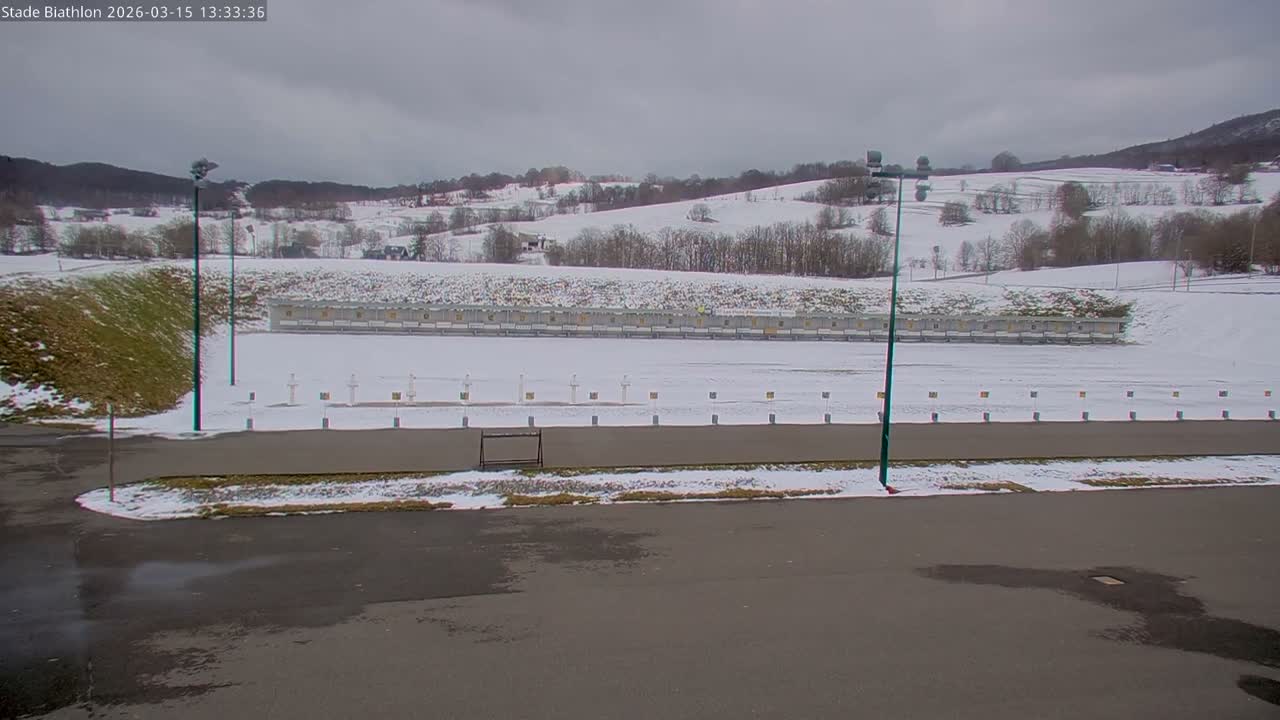 Haut-Valromey, Plateau de Retord, Stade de Biathlon Des Plans d'Hotonnes (Plans d'Hotonnes Biathlon Stadium) Live Cam - Belley, Ain, Auvergne-Rhône-Alpes, France