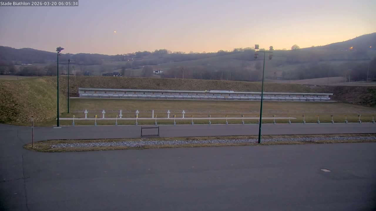 Haut-Valromey, Plateau de Retord, Stade de Biathlon Des Plans d'Hotonnes (Plans d'Hotonnes Biathlon Stadium) Live Cam - Belley, Ain, Auvergne-Rhône-Alpes, France