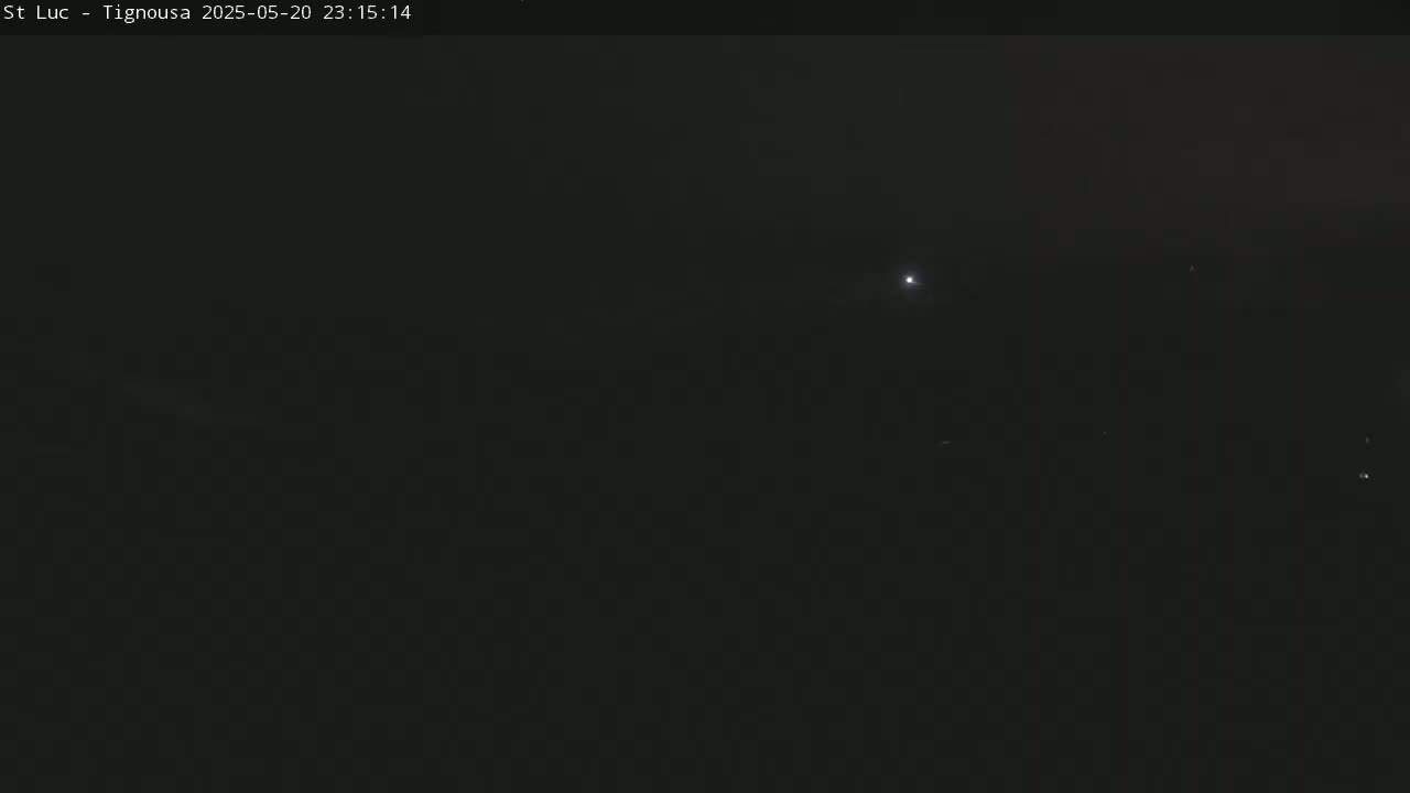 Saint Luc, Tignousa & Swiss Alps View  Live Cam - Anniviers, Sierre, Valais, Switzerland