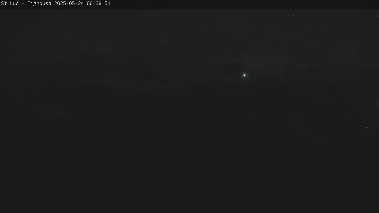Saint Luc, Tignousa & Swiss Alps View  Live Cam - Anniviers, Sierre, Valais, Switzerland