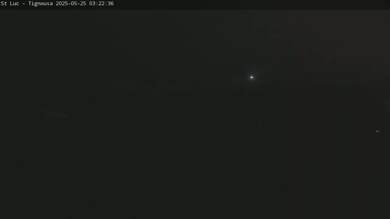 Saint Luc, Tignousa & Swiss Alps View  Live Cam - Anniviers, Sierre, Valais, Switzerland