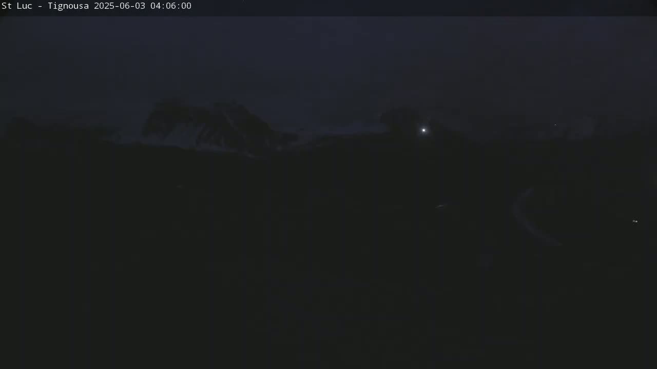 Saint Luc, Tignousa & Swiss Alps View  Live Cam - Anniviers, Sierre, Valais, Switzerland