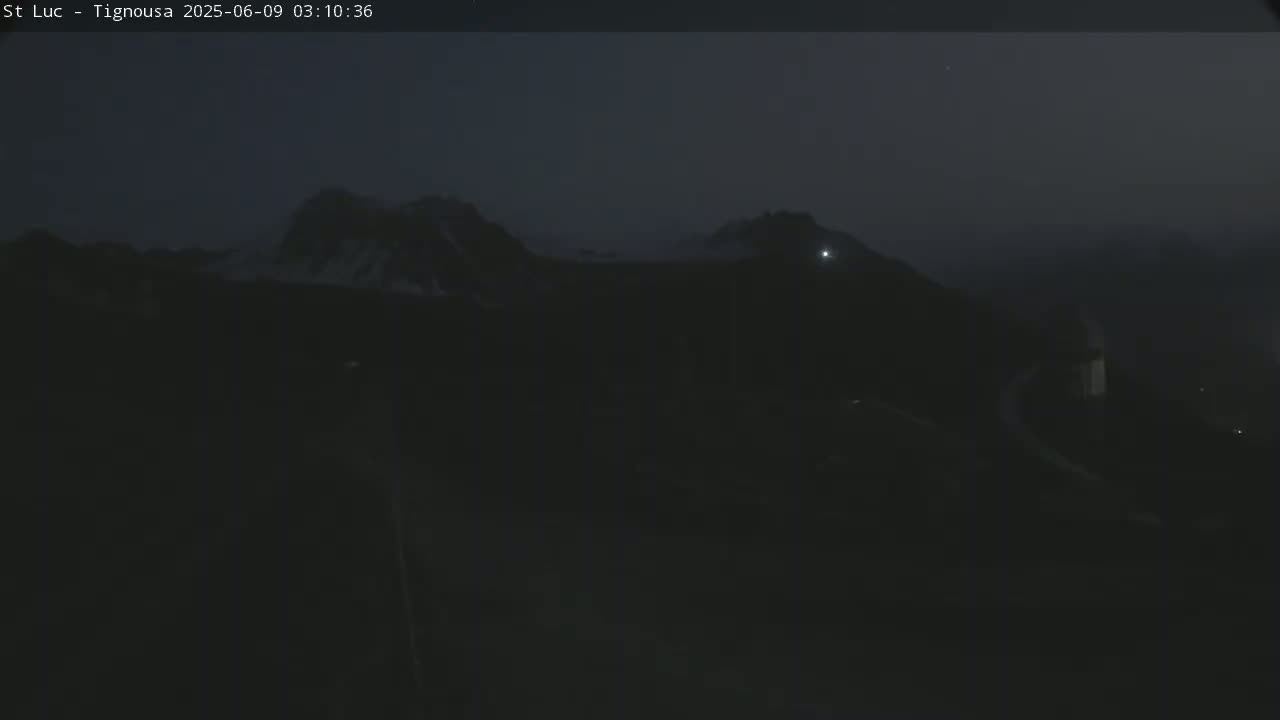 Saint Luc, Tignousa & Swiss Alps View  Live Cam - Anniviers, Sierre, Valais, Switzerland