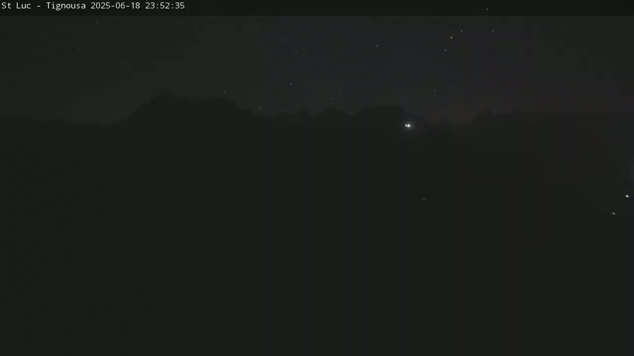 Saint Luc, Tignousa & Swiss Alps View  Live Cam - Anniviers, Sierre, Valais, Switzerland