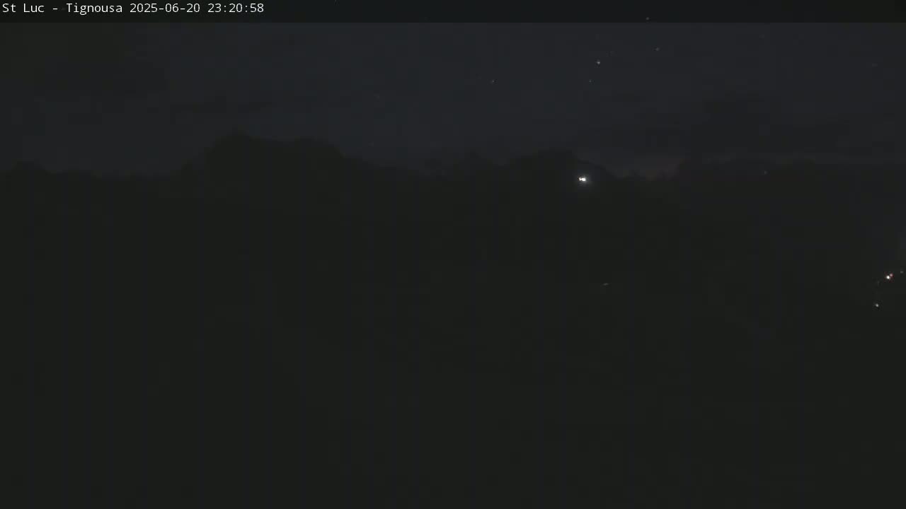 Saint Luc, Tignousa & Swiss Alps View  Live Cam - Anniviers, Sierre, Valais, Switzerland
