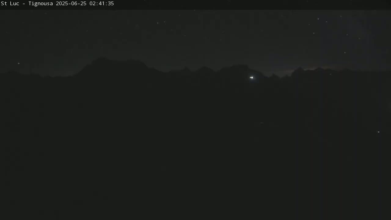 Saint Luc, Tignousa & Swiss Alps View  Live Cam - Anniviers, Sierre, Valais, Switzerland