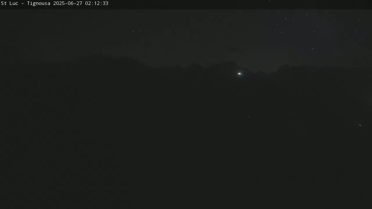 Saint Luc, Tignousa & Swiss Alps View  Live Cam - Anniviers, Sierre, Valais, Switzerland