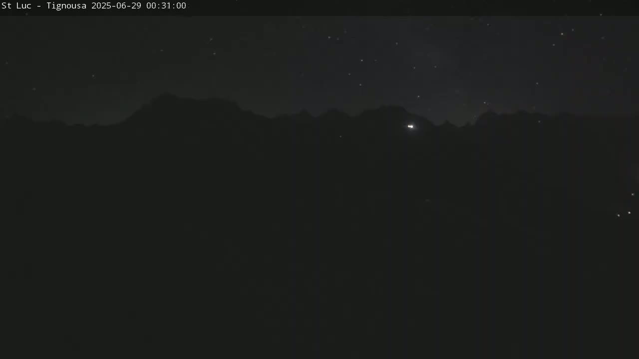 Saint Luc, Tignousa & Swiss Alps View  Live Cam - Anniviers, Sierre, Valais, Switzerland