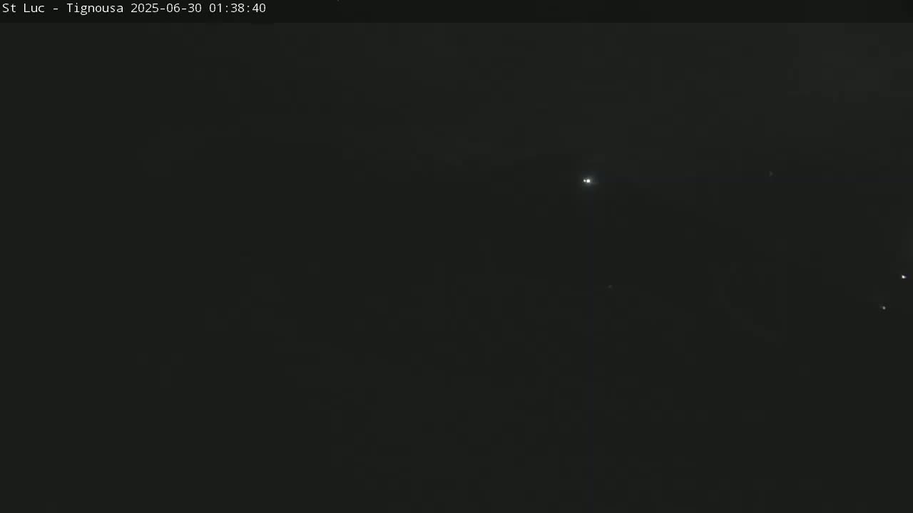 Saint Luc, Tignousa & Swiss Alps View  Live Cam - Anniviers, Sierre, Valais, Switzerland